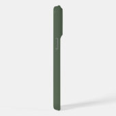 Monogram Groen Stijlvol Modern Minimalistisch iPhone Hoesje (Rechterkant)