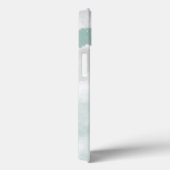 Monogram Groene Elegante Waterverf Case-Mate iPhone Case (Achterkant / Rechts)