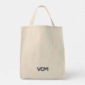 Monogram Groene Gradiënt Boodschappentas Tote Bag (Achterkant)
