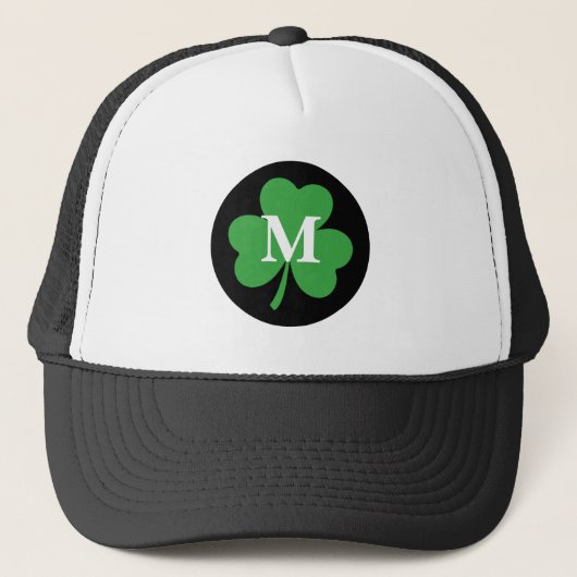 Monogram Groene Klaver Trucker Pet (Voorkant)