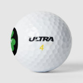 Monogram Groene Klaverblad Golfballen (Logo)