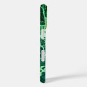 Monogram groene luipaard dier print patroon Case-Mate iPhone case (Achterkant / Rechts)