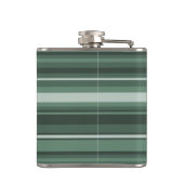 Monogram groene strepen heupfles (Achterkant)