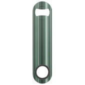 Monogram groene strepen speed flessenopener (Achterkant)