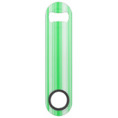 Monogram groene strepen speed flessenopener (Achterkant)
