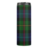 Monogram Groomsman Best Man BlueGreen Smith Tartan Thermosbeker (Achterkant)