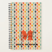 Monogram Groovy mod patroon Planner (Voorkant)