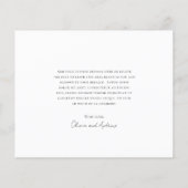 Monogram grote budget bruiloft Hartelijk dank (Achterkant)