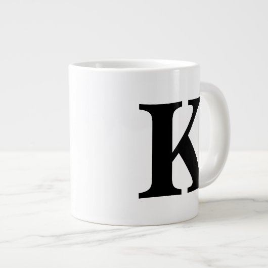 Monogram Grote Koffiekop (Voorkant rechts)