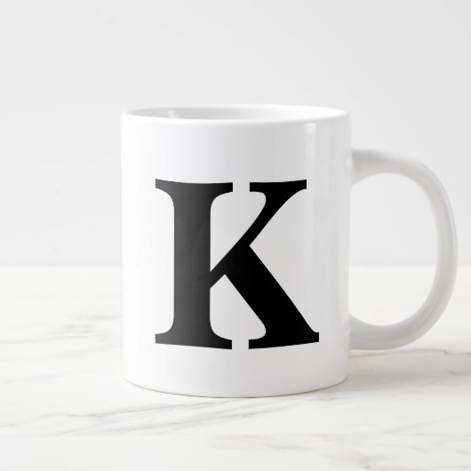Monogram Grote Koffiekop (Rechts)