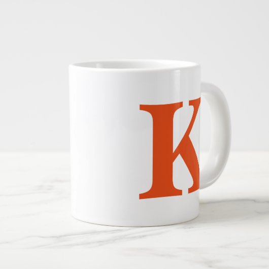 Monogram Grote Koffiekop (Voorkant rechts)