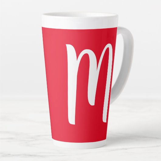 MONOGRAM GROTE LATTE MOK VOOR KERSTMIS (Rechterhoek)