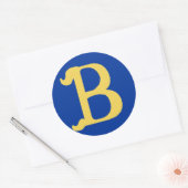 Monogram Grote Stickers met de letter B (Envelop)