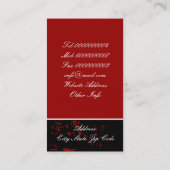 Monogram-Grunge-Visitekaartjes Visitekaartje (Achterkant)