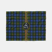 Monogram Gunn Tartan Fleece Deken (Voorkant (Horizontaal))