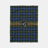 Monogram Gunn Tartan Fleece Deken (Voorkant)
