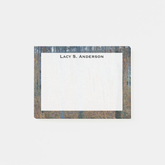 Monogram Gustav Klimt, Beech Grove 1 Post-it® Notes (Voorkant)