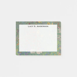 Monogram Gustav Klimt, Boerderijtuin met zonnebloe Post-it® Notes