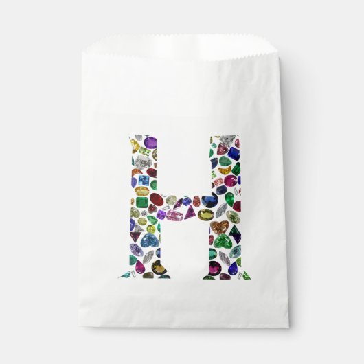 Monogram H Bedankzakje (Voorkant)