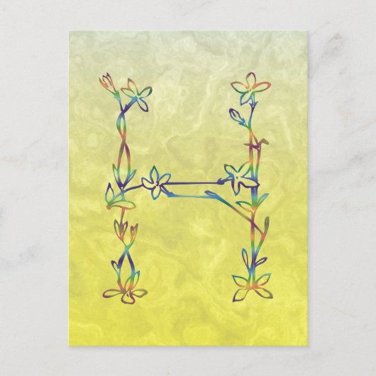 MONOGRAM H BRIEFKAART (Voorkant)