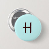 Monogram H Button (Voorkant /achterkant)