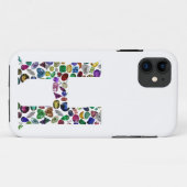 Monogram H Case-Mate iPhone Case (Achterkant (horizontaal))