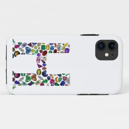 Monogram H Case-Mate iPhone Case (Achterkant (horizontaal))