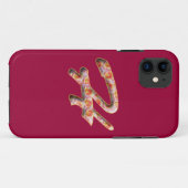 Monogram H in Rozen Patroon Iphone 5 Hoesjes (Achterkant (horizontaal))