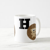 Monogram H is voor egel Koffiemok (Voorkant rechts)