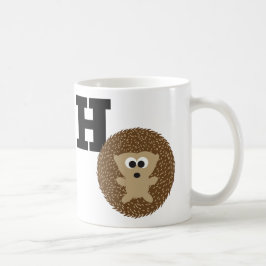 Monogram H is voor egel Koffiemok