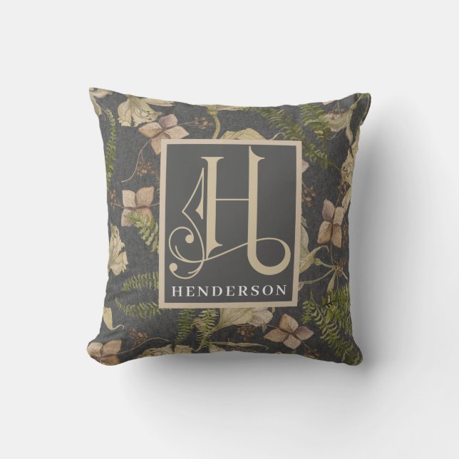 Monogram H Kussen (Voorkant)