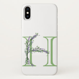 Monogram H Lavender Eucalyptus Case-Mate iPhone Case