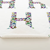 Monogram H Sherpa Deken (3/4)