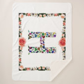 Monogram H Sherpa Deken (Voorkant)