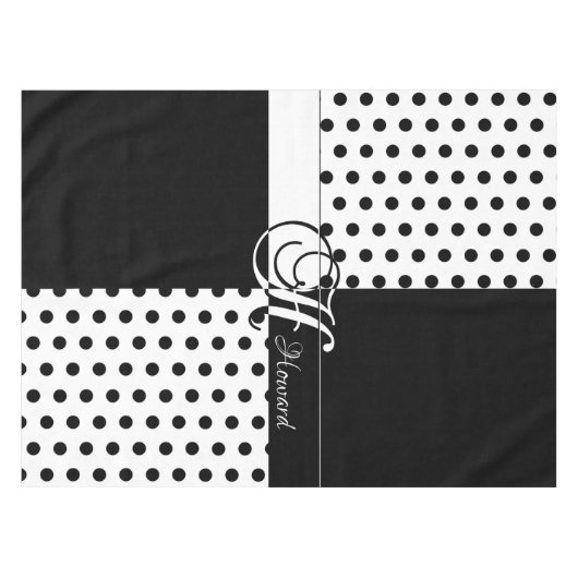 Monogram H Tafelkleed (Voorkant (Horizontaal))