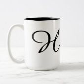 Monogram-H Tweekleurige Koffiemok (Links)