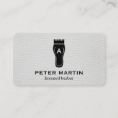 Monogram Hair Clippers Visitekaartje (Voorkant)