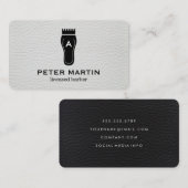 Monogram Hair Clippers Visitekaartje (Voorkant / Achterkant)