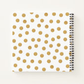 Monogram Hallo Goudwitboek Notitieboek (Achterkant)