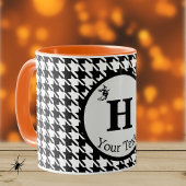 Monogram Halloween Houndstooth 11oz Combo Mok