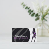 Monogram Handbag Designer Visitekaartje (Staand voorkant)