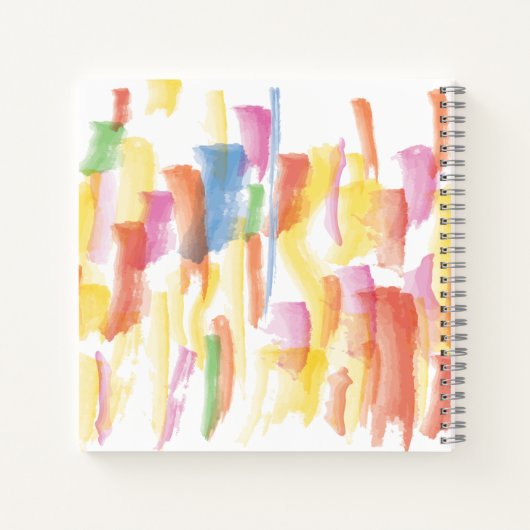 Monogram handboek verf notitieboek (Achterkant)