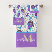 Monogram handdoekset bad handdoek (Insitu)