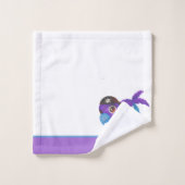 Monogram handdoekset bad handdoek (Wasdoekje)