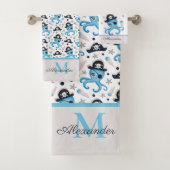 Monogram handdoekset bad handdoek (Insitu)