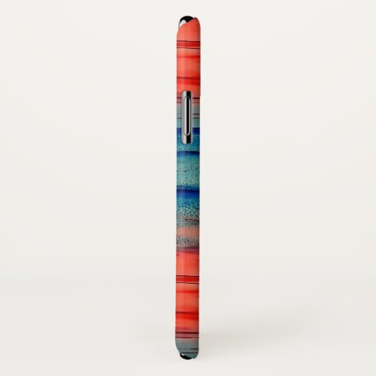 Monogram  handgeschilderde oceaan Zeester Case-Mate iPhone Case (Achterkant / rechts)