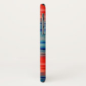 Monogram  handgeschilderde oceaan Zeester Case-Mate iPhone Case (Achterkant/links)