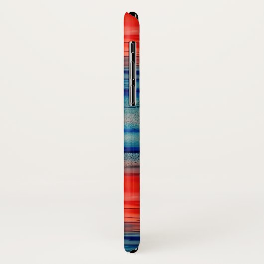 Monogram  handgeschilderde oceaan Zeester Case-Mate iPhone Case (Achterkant/links)