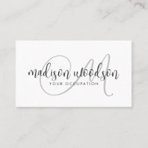 Monogram Handgeschreven Manuscript Handtekening