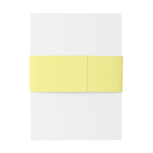 Monogram, Handschrift, Elegant geel Uitnodigingen Wikkel (Achterkant Voorbeeld)